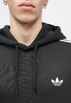 Adidas Originals HOODY LOOSE - Sweatshirt - Black -ASOS 2316686126d142f6aec27da299670a85