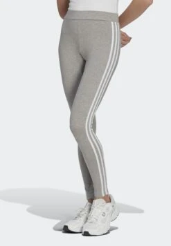 Adidas Originals Classics 3 Stripes Tight - Legging - Medium Grey Heather