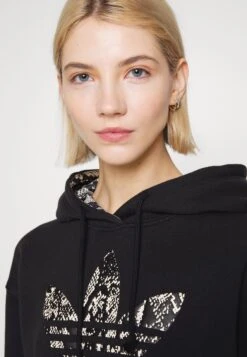 Adidas Originals Hoodie Logo - Sweatshirt - Black -ASOS 25afbd7c1d3d446d988cdf1f79e1f24b