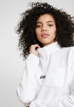 Adidas Originals Cropped - Sweatshirt - White -ASOS 284e6246d8ab47dba297712d548431c8