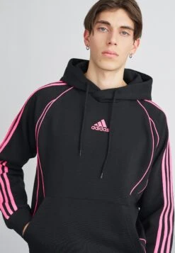 Adidas Originals TEAMGEIST - Sweatshirt - Black/lucid Pink