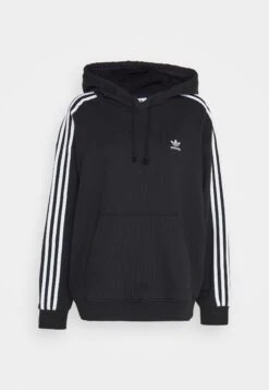 Adidas Originals Classics Oversized Hoodie - Sweatshirt - Black -ASOS 289d659e048b43059151c401e00b9dad