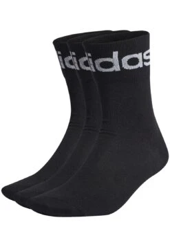 Adidas Originals Fold Cuff Crw 3 Pack Unisex - Chaussettes - Black/White
