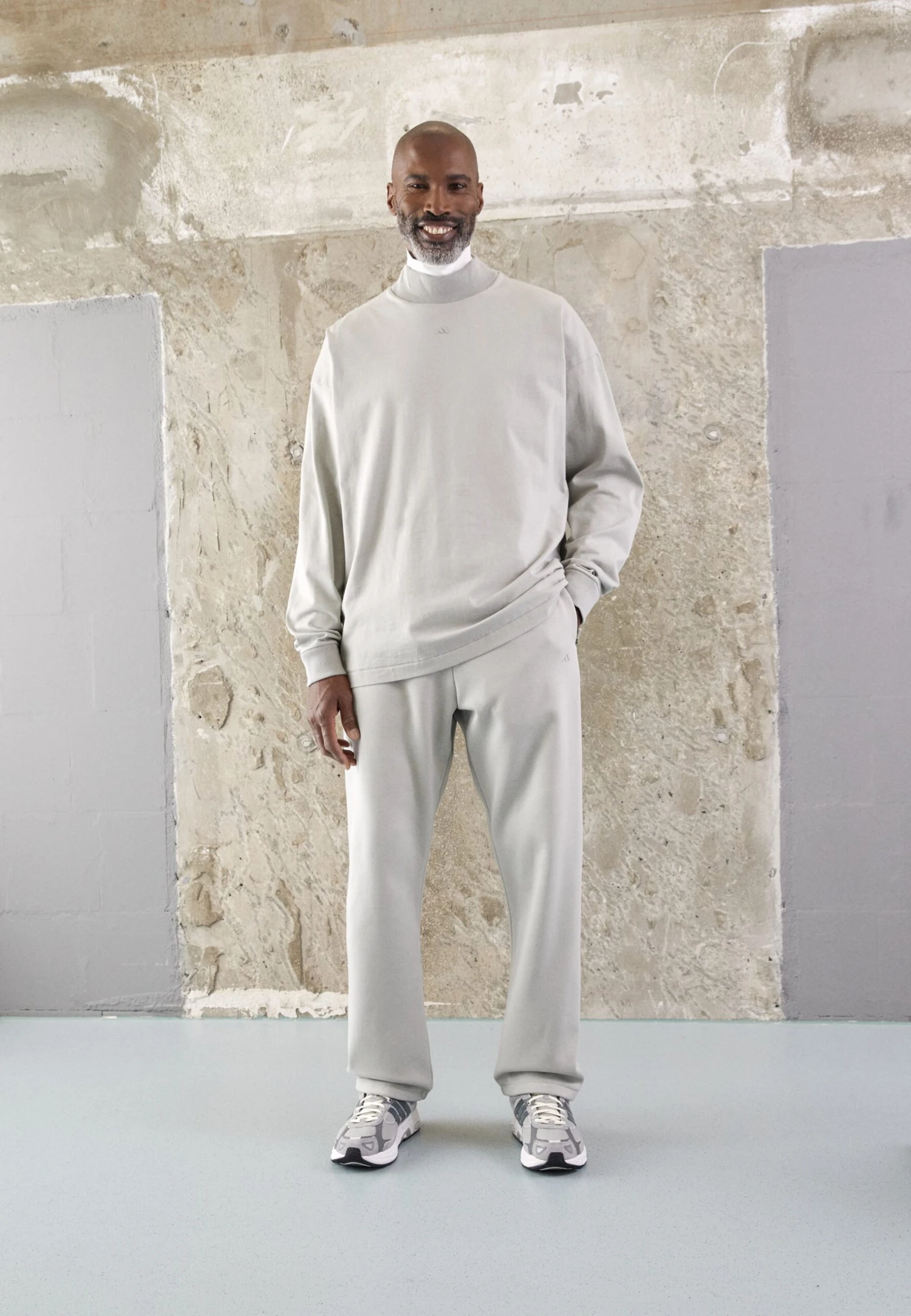 Adidas Originals One Bb L/S Tee - T-Shirt À Manches Longues - Metal Grey 2 Adidas Originals One Bb L/S Tee - T-Shirt À Manches Longues - Metal Grey – Image 2