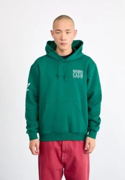Adidas Originals GRAPHIC - Sweat à Capuche - Collegiate Green -ASOS 2c061232b89a4ce682faf1c1a01bb802