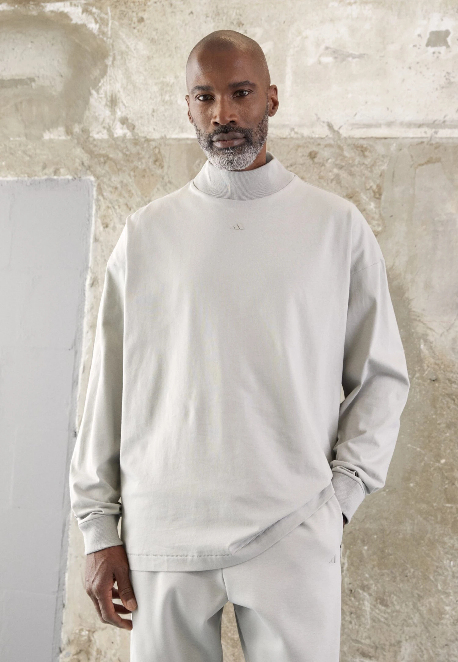 Adidas Originals One Bb L/S Tee - T-Shirt À Manches Longues - Metal Grey 1 Adidas Originals One Bb L/S Tee - T-Shirt À Manches Longues - Metal Grey