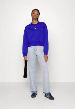 Adidas Originals Adicolor Essentials Crew - Sweatshirt - Semi Lucid Blue -ASOS 2d03c8a8e3574a41944c4c083d878c17