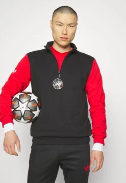 Adidas Originals Ajax Amsterdam 1/4 Zip - Article De Supporter - Black -ASOS 2d69333dc4684307a139827b9d859430