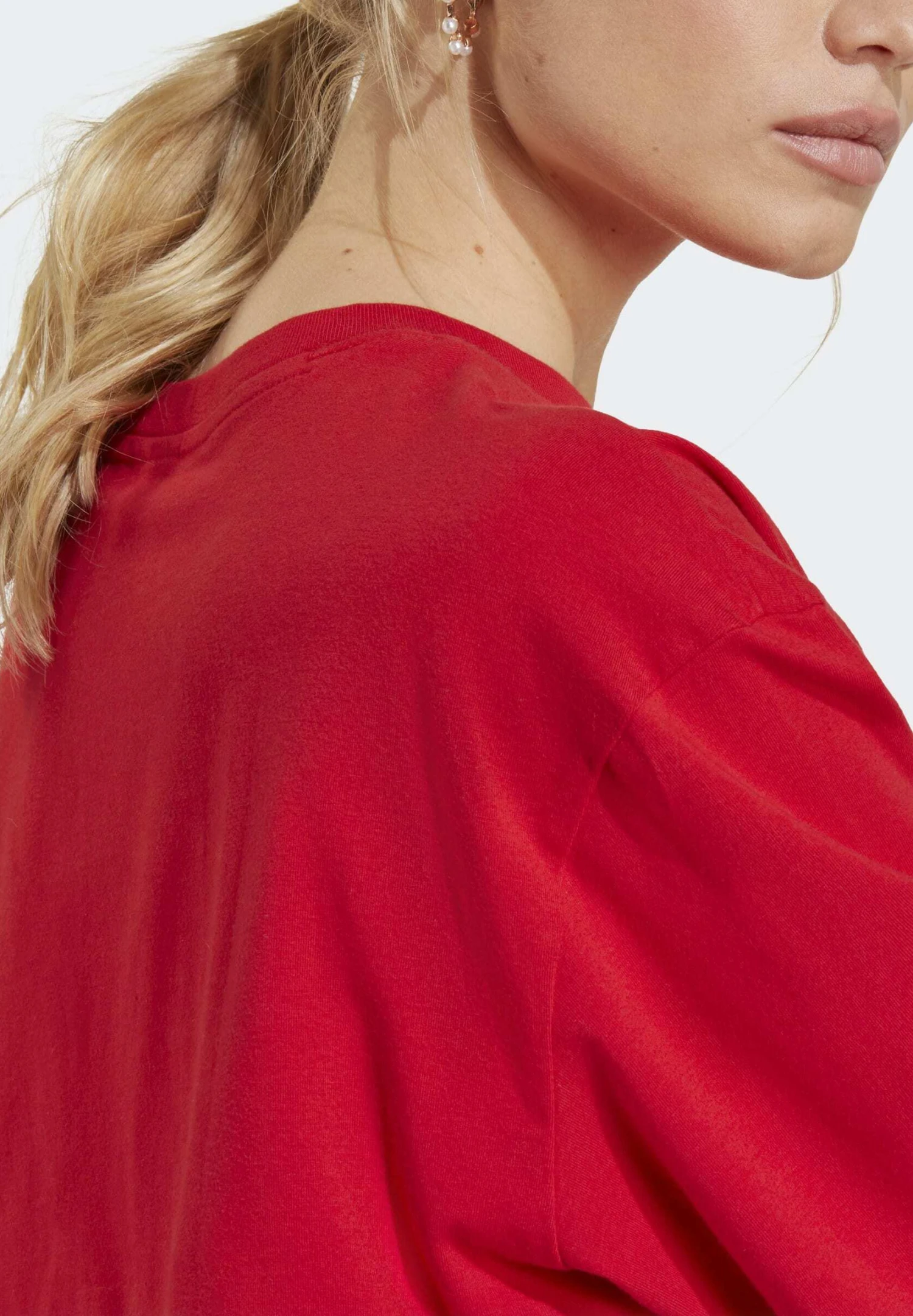 Adidas Originals Houndstooth Trefoil Infill - T-Shirt Imprimé - Better Scarlet 6 Adidas Originals Houndstooth Trefoil Infill - T-Shirt Imprimé - Better Scarlet – Image 6