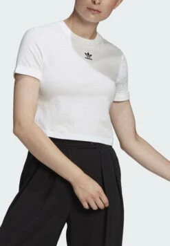 Adidas Originals Top Adicolor Originals Regular T-Shirt - T-Shirt Imprimé - White -ASOS 2e8dbad0e3b24498b4bab8cc2615e10c