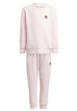 Adidas Originals Crew Set - Pantalon De Survêtement - Clear Pink Maroon