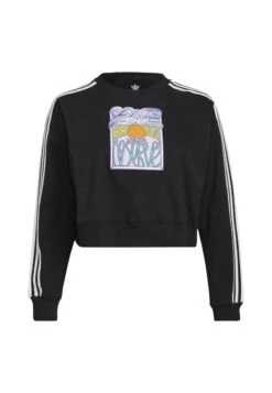 Adidas Originals Always Original Crew - Sweatshirt - Black -ASOS 2fa3d44c017a4a4b83715be92385ff1c