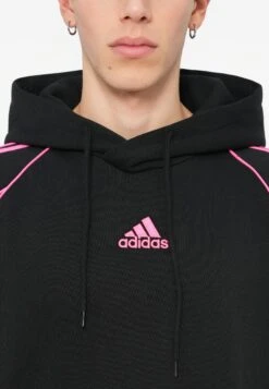 Adidas Originals TEAMGEIST - Sweatshirt - Black/lucid Pink -ASOS 2feb8892ce4e4508acd56246fea37589