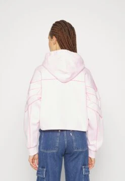 Adidas Originals Originals Archive Cutline Cropped Hoodie - Sweatshirt - Clear Pink -ASOS 3022d63ced8f4fe1b7f630303c912e12