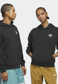 Adidas Originals INTERCONHOODIE - Sweatshirt - Black -ASOS 311210bbdfaf4b0eb6ea707caaf52bbc