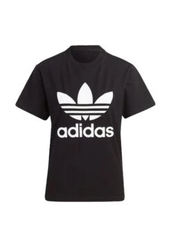 Adidas Originals Adicolor Classics Trefoil Tee - T-Shirt Imprimé - Black -ASOS 314da5cf4366429c844aa2248f940283