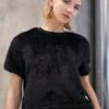 Adidas Originals Essentials Fluffy - T-Shirt Imprimé - Black