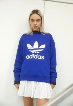 Adidas Originals Trefoil Crew - Sweatshirt - Semi Lucid Blue