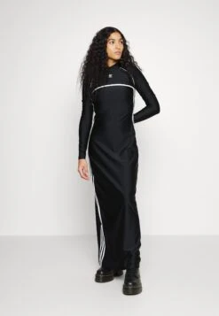 Adidas Originals Always Original Long Dress 2-In-1 - Robe En Jersey - Black -ASOS 33bcbffacc9242578042e24fe1f2c02a