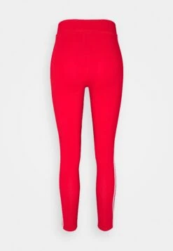 Adidas Originals Stripes Compression - Legging - Red -ASOS 33d92b0a1a9e456aa36c0b6b7a1e4233
