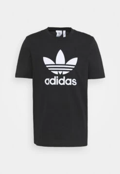 Adidas Originals Trefoil Unisex - T-Shirt Imprimé - Black/White