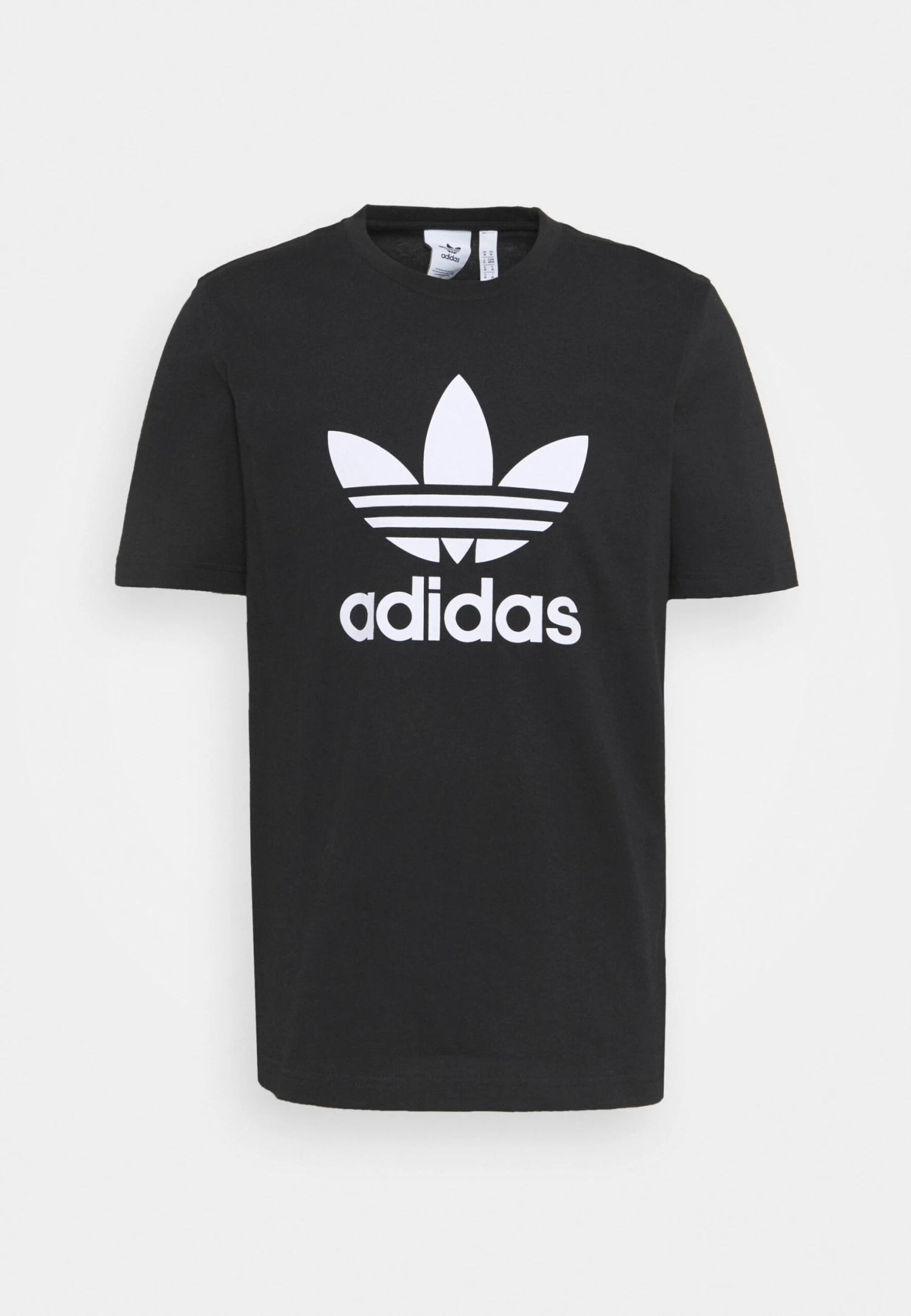 Adidas Originals Trefoil Unisex - T-Shirt Imprimé - Black/White 1 Adidas Originals Trefoil Unisex - T-Shirt Imprimé - Black/White