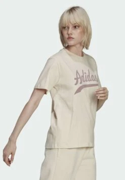 Adidas Originals Modern B-Ball - T-Shirt Imprimé - Beige -ASOS 34d3b2d168cb41f5a81f0446a0698f43