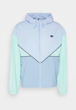 Adidas Originals Unisex - Veste Coupe-Vent - Blue Dawmbient Sky/Easy Green -ASOS 357aa1b161324b0a88e8f2998cb837bc