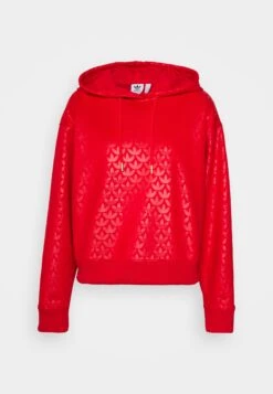 Adidas Originals Hoodie Logo - Sweatshirt - Better Scarlet -ASOS 358f8d3797304794b15f62229033def3
