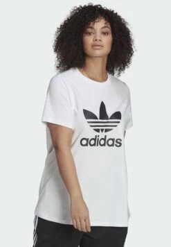 Adidas Originals Trefoil - T-Shirt Imprimé - White