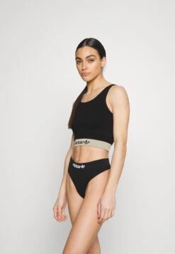 Adidas Originals Thong 2 Pack - String - Anthrazit/Pink