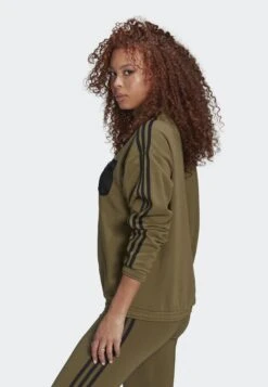 Adidas Originals Quarter-Zip - Sweatshirt - Green -ASOS 376c7d5e02ad49e9af6a20eeee9812f5