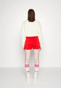 Adidas Originals 3 Stripess - Short - Better Scarlet -ASOS 385ae82064ec44528c7c1345bc48c44e