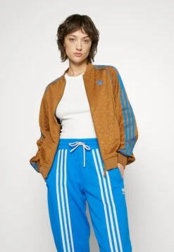 Adidas Originals Adicolor 70S - Veste De Survêtement - Brown Desert -ASOS 388bca5d6d3b4b73896c435fc5a05788