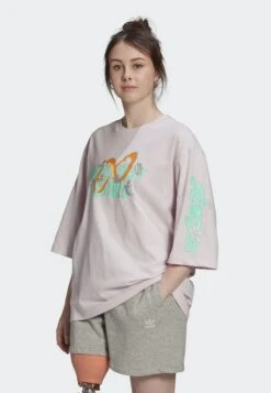 Adidas Originals Always Oversized - T-Shirt Imprimé - Almost Pink