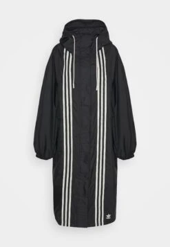 Adidas Originals Adicolor 70S Shiny - Parka - Black -ASOS 38f1160e100149018aaf1ac8ca5ef377