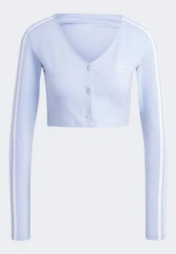 Adidas Originals Button - Veste Légère - Blue Dawn -ASOS 395269b65af4473b89ab14d760830dbf