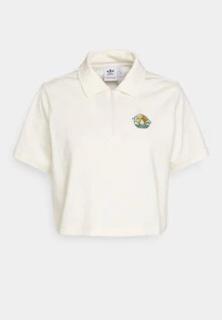 Adidas Originals Cropped - Polo - White -ASOS 3a449b99ec6f455bbde71da94bbb93cb