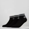 Adidas Originals Unisex 3 Pack - Chaussettes - Black/White