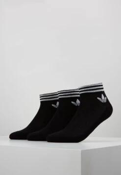 Adidas Originals Unisex 3 Pack - Chaussettes - Black/White
