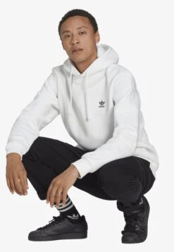 Adidas Originals Essential Hoody Unisex - Sweat À Capuche - White -ASOS 3b518270ddff4bbab89c5f3d1420dbd8