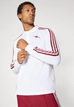 Adidas Originals ARSENAL FC ICON LONG SLEEVE POLO - Article De Supporter D'équipe De Club - White -ASOS 3b988711c09148d7911bfc6e96bde284