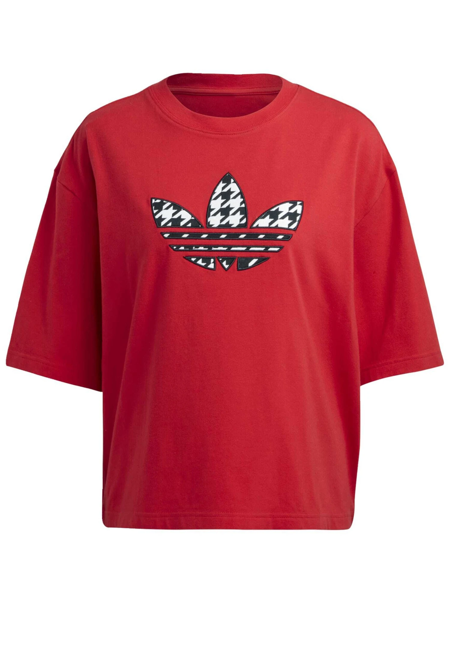 Adidas Originals Houndstooth Trefoil Infill - T-Shirt Imprimé - Better Scarlet 5 Adidas Originals Houndstooth Trefoil Infill - T-Shirt Imprimé - Better Scarlet – Image 5