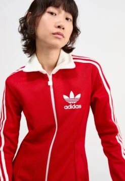 Adidas Originals TRACK DRESS - Robe De Jour - Better Scarlet/white -ASOS 3c01a03664ed48749d137ed9ac172873