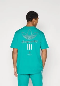 Adidas Originals LIVERPOOL FC ICON GRAPHIC T-SHIRT - Article De Supporter D'équipe De Club - Sea Green