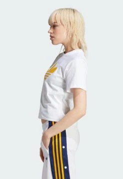 Adidas Originals Pearl Trefoil - T-Shirt Imprimé - White -ASOS 3e1513ff2a3348e0b7608e4c7cbad5d7