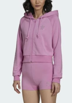 Adidas Originals Sweat Zippé - Pink -ASOS 3e4abbc729a6464e82196f86e12c02c5
