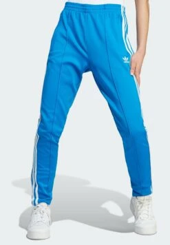Adidas Originals Classic Trackpant Open Hem - Pantalon De Survêtement - Blue Bird