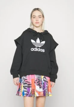 Adidas Originals Always Original Trefoil Hoodie 2-In-1 - T-Shirt Imprimé - Black