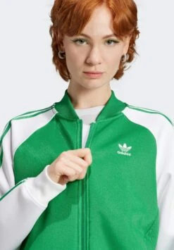 Adidas Originals Sst Tt Os - Veste De Survêtement - Green -ASOS 3f6e73f5807c4428b7b4eb918b738e62